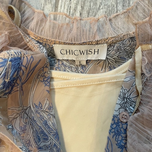 Chicwish We Know it All Gradient Pleated Mesh Tulle Dress - Picture 9 of 10